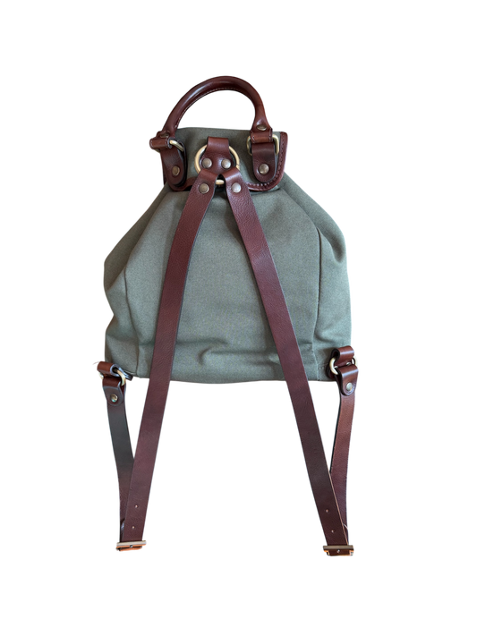 Zaino in Canvas e Pelle